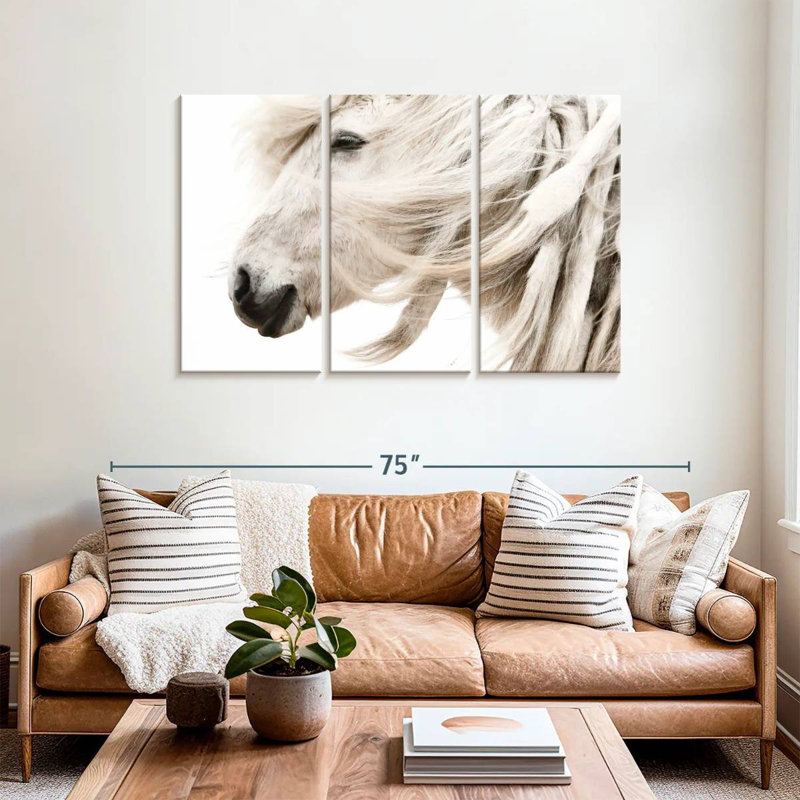 White Horse Mane, 36" H x 57" W
