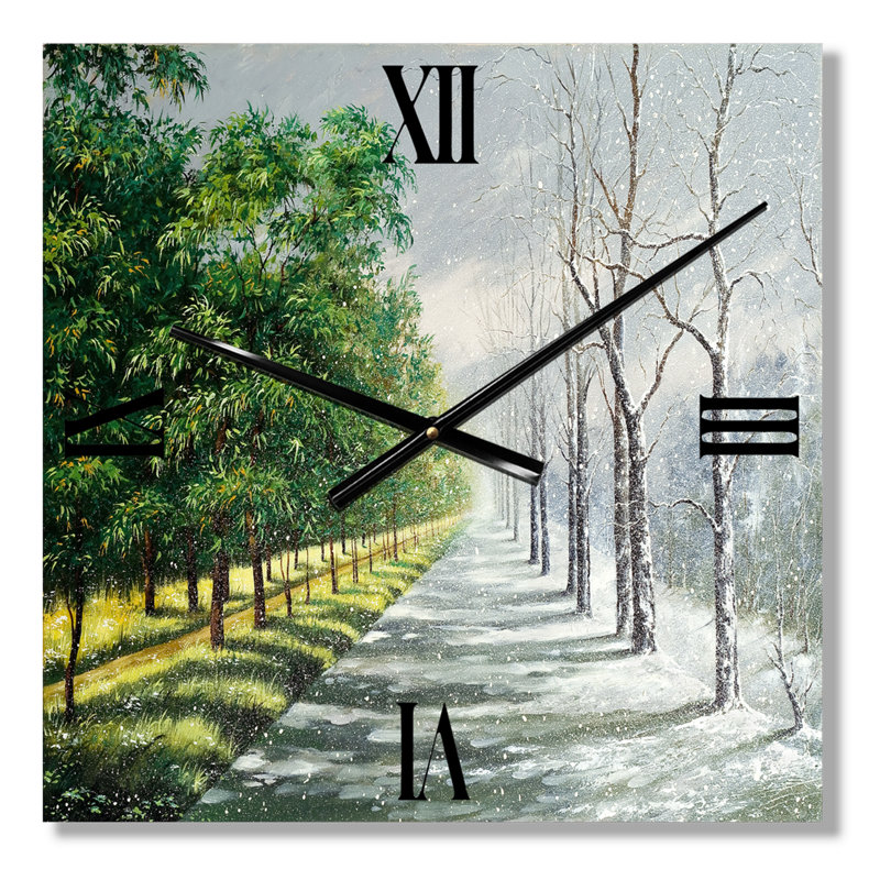 Horloge murale d'hiver et d'été, Grand