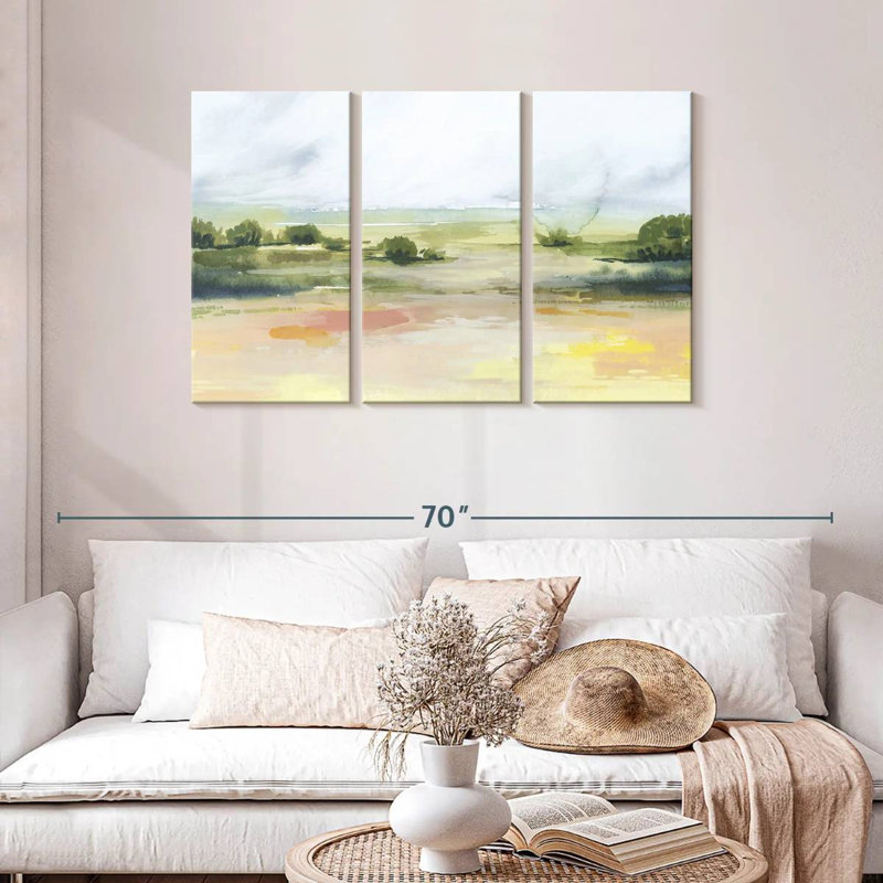 Avery Sunlit Marsh I, H 28 po x l 45 po