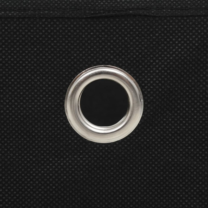 Boîte de rangement pliable en tissu non tissé, Noir, 4
