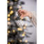 D2,8X3 "H ornements de boule de Noël, boules de Noël suspendues en verre pour décorations de fêtes, lot de 12