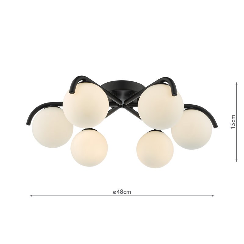 Analis Glass Flush Mount