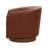 Bheema 28.5" W Top Grain Leather Swivel Barrel Chair-948487098