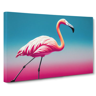 Flawless Flamingo - Wrapped Canvas