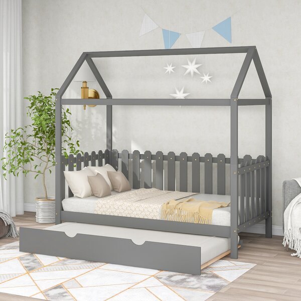 Sand & Stable Baby & Kids Topsham Solid Wood Daybed with Trundle ...