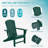Alvertia Outdoor Adirondack Chair-2001002747