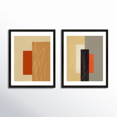 Rhythm 2-Piece Print Set by Robert Kamnatnik