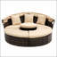 Lit rond en rotin avec baldaquin Hot Sale KD-608571979