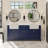 Yorkshire 72'' Double Bathroom Vanity with Engineered Stone Top-1157464335