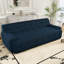 Canapé-lit moderne de style minimaliste 3 - 86,2 po avec filet de confort profond, accoudoirs élégants, aucun assemblage requis. Fauteuil incontestable pour la chambre à coucher, tissu de salon, de toute évidence-1778519595
