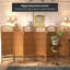 47.25" x 48" Fiber Weave 3 Panel Room Divider-1615812877-1615812879