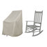 Chaise berçante d'extérieur avec housse de chaise berçante Emjay