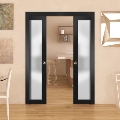 Portes coulissantes en verre givré Planum