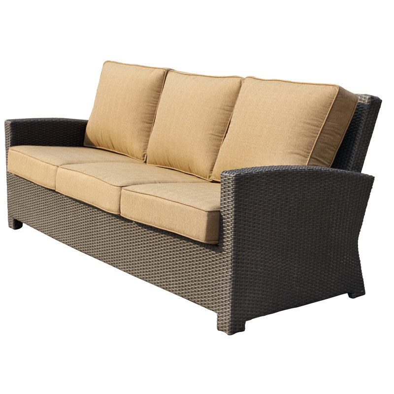 Canapé de patio avec coussin Leonore, Sésame