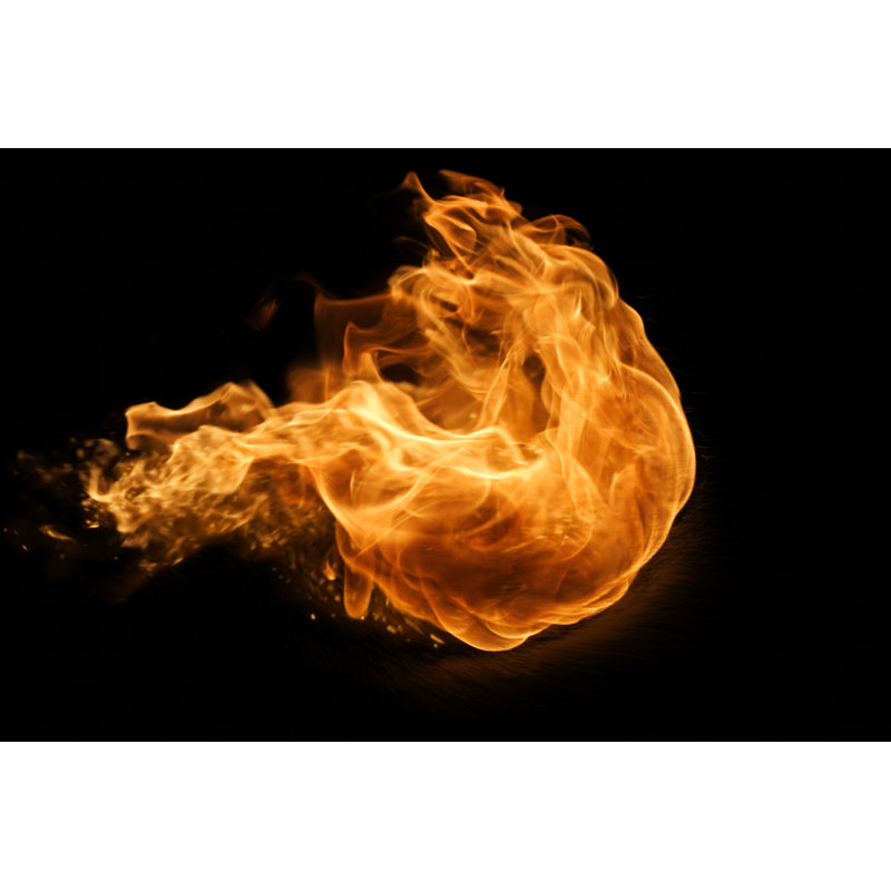 Fire Ball Series - Wrapped Canvas Print, 51cm H x 76cm W x 3.8cm D