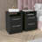 Miami Set of 2 Modern 2-Drawer Nightstands with Open Niche – W15.75"-452996183