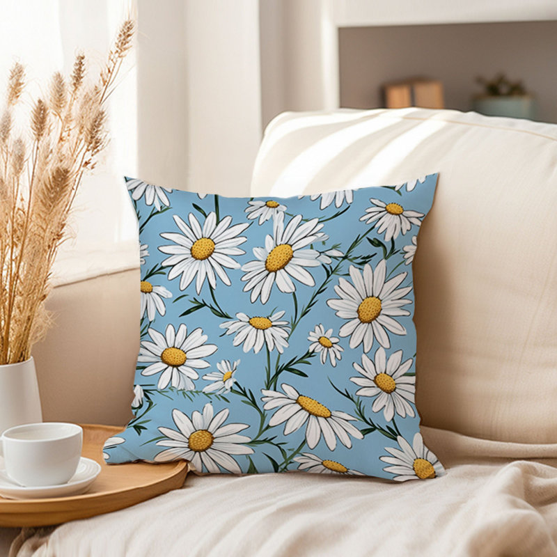 Floral Daisy Flowers VIII Modern