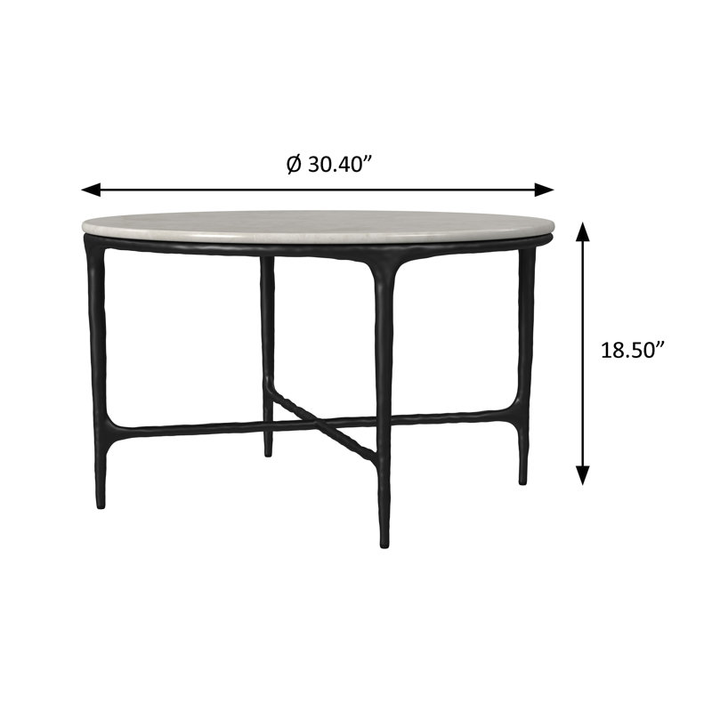 Table basse 30,4 po Modern Classics, noir