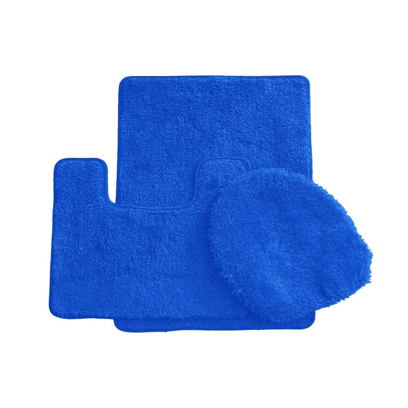 Ensemble de tapis de bain Mckeel, Bleu océan