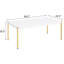 Table basse Classy White and Gold