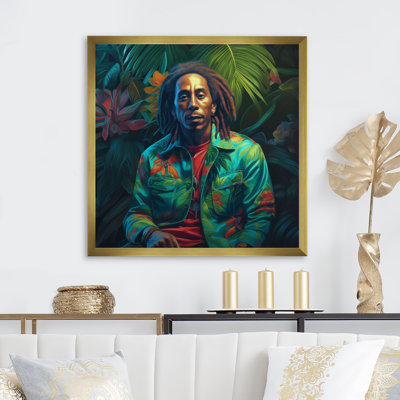 Bob Marley Miami Vibes sur toile