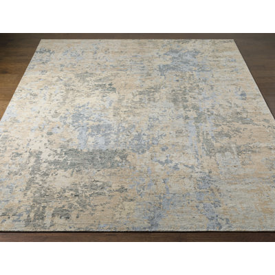 Wool Abstract Area Rug