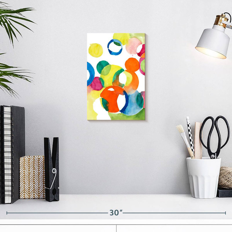 Cercles colorés Avery, H 12 po x l 8 po