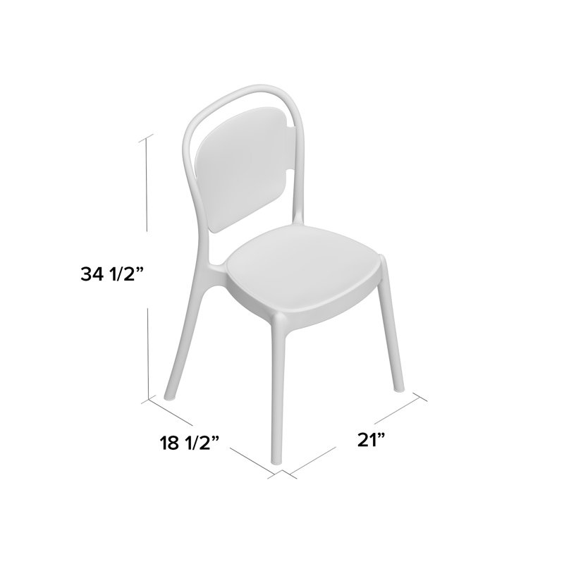 Chaise d'appoint Entreat, Transparent