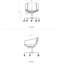Chaise de bureau en cuir Daily