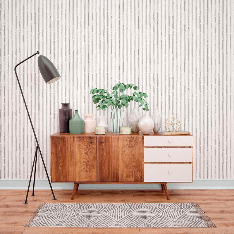 Rouleau de papier peint adhésif L 126 po x l 24 po Meikel