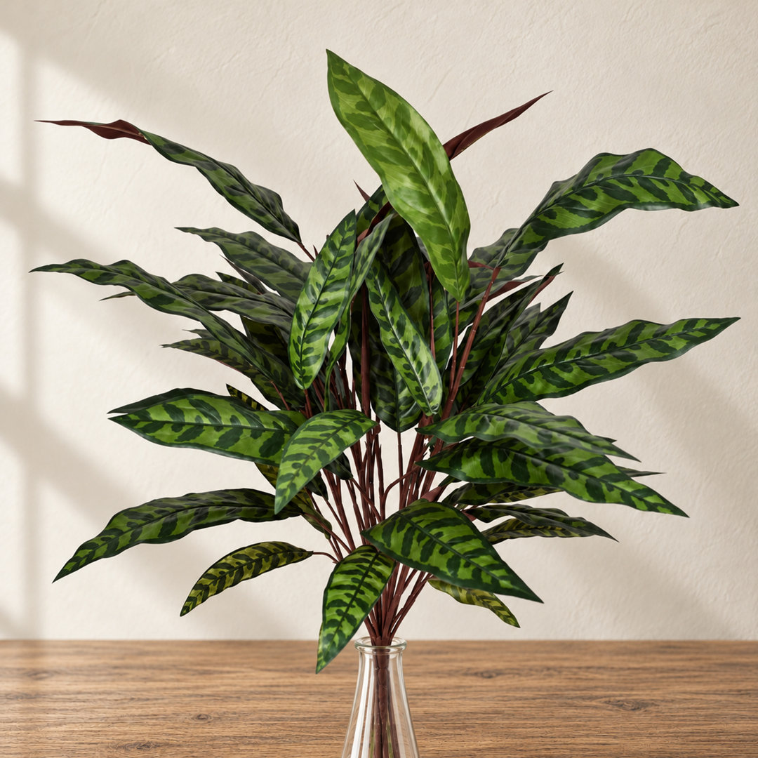 B&Q - 90Cm Fire Retardant Artificial Peacock Foliage Bush - Image 4