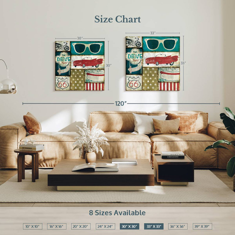 Mehar American Pop II, H 30 po x l 30 po