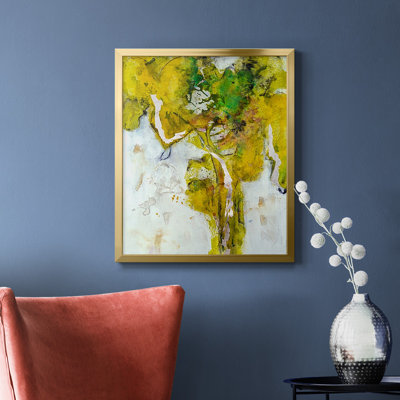 Toile encadrée de qualité supérieure Golden Foliage I - prête à être accrochée