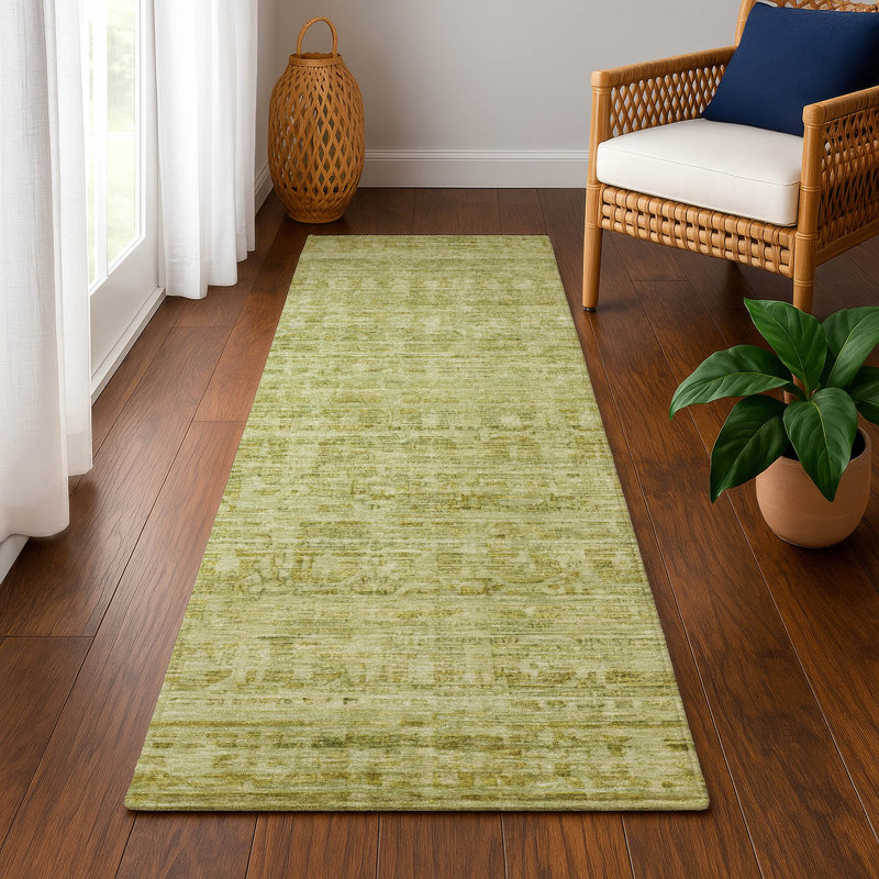 Premium Machine Washable Verlin AMF1775 Border Rug, Runner 2'3" x 7'6"