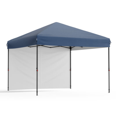 10x10 Pop Up Canopy Tent Outdoor Canopy One-Person Set Up Heavy Duty Commercial Instant Tent Shelter