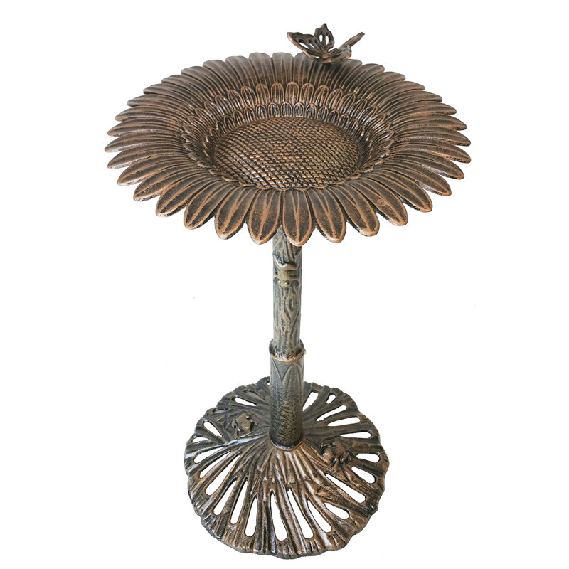 Bain d'oiseaux Wensley, Bronze Antique