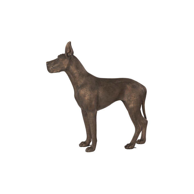 Great Dane, Standing , Bronze