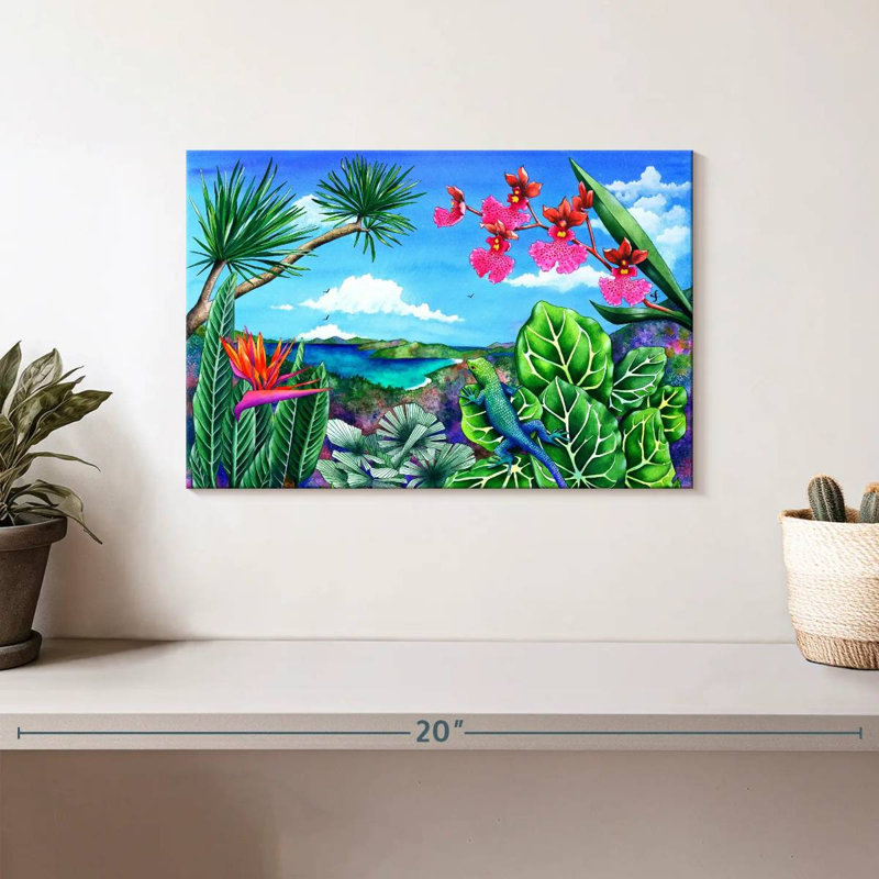 Brampt Lizard Latitudes, 8" H x 12" W