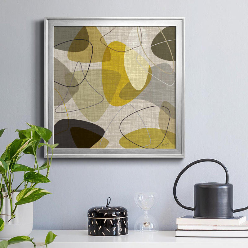 Sandstone I - cadre photo, impression sur toile, H 22,5 po x l 22,5 po x P 1,5 po, Argent