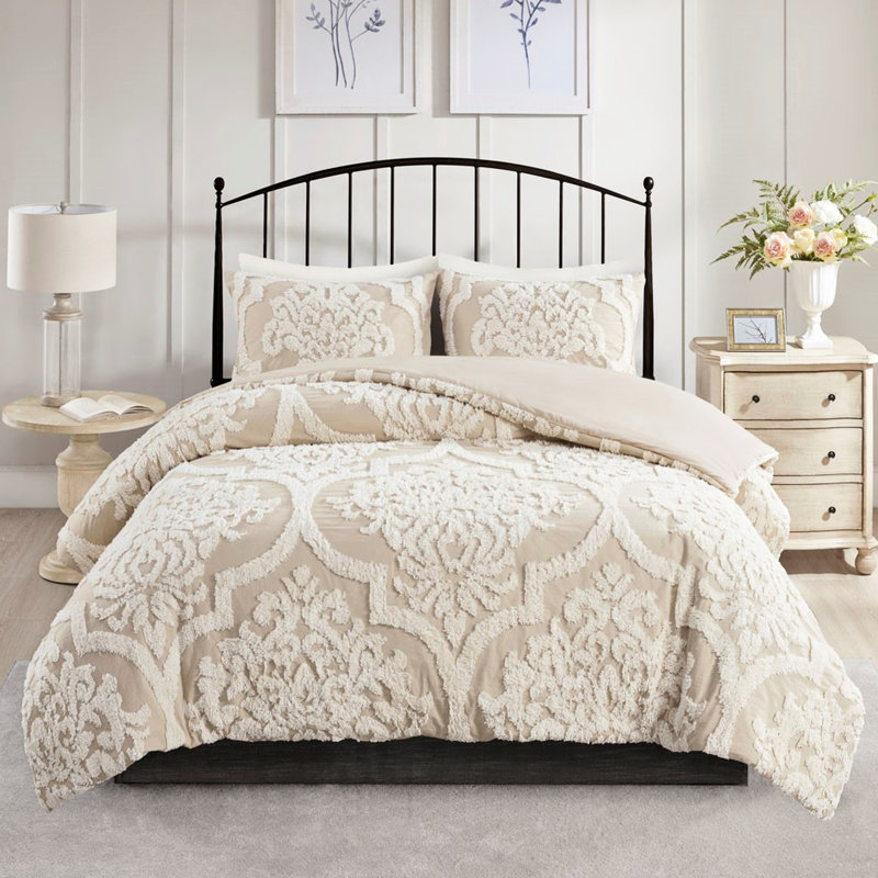 Housse de couette en chenille de coton très grand / très grand avec un style Shabby Chic, Multi-couleur