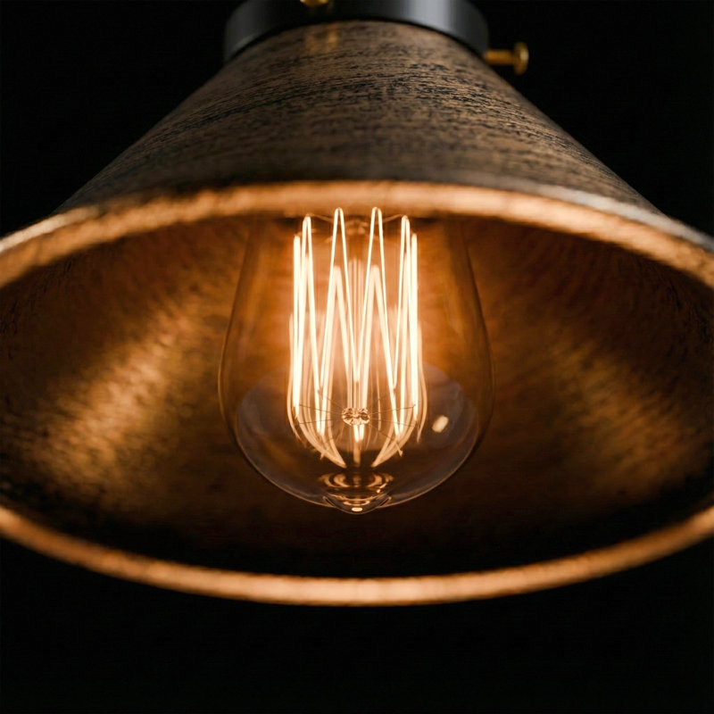 Langleyville Flush Mount, Brushed Copper
