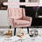 Tufted Upholstered Wide Back Armchair（Set of 2）-412486731