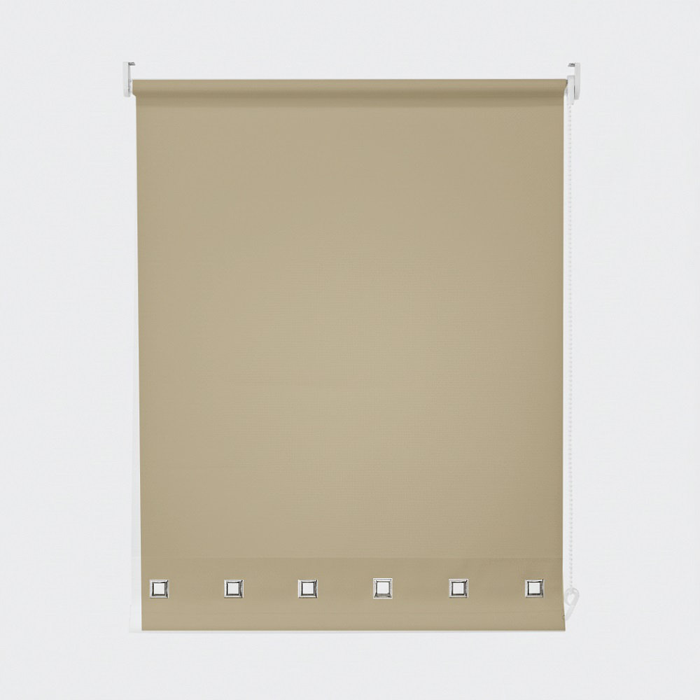Square Eyelet Daylight Outdoor Semi-Sheer Roller Blind