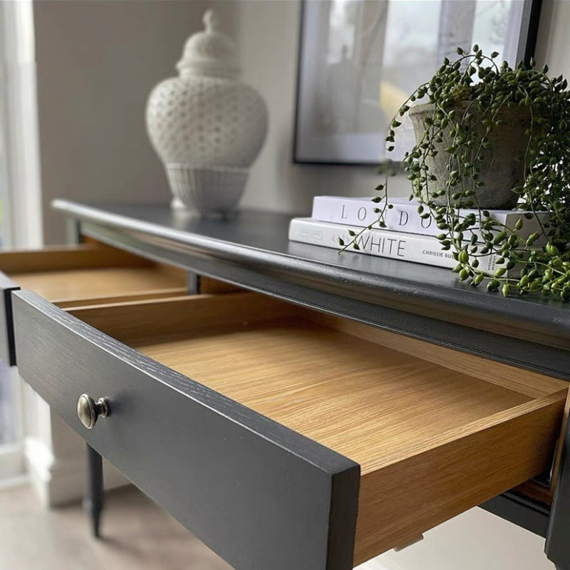 Console en bois de style nordique, H 31 po x l 47,2 po x P 18,5 po