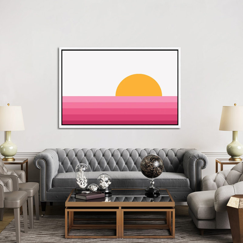 Sunseeker XV - Print on Canvas, 152.5 cm H x 101.5 cm W, White Framed