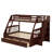 Twin Over Full Bunk Bed With Ladder,Drawers And Storage Staircase-162910908