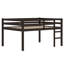 Lit mezzanine en bois avec échelle-2062081788