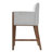 Brio Mid-Century Modern Upholstered Counter Stool with Arm-1770276015