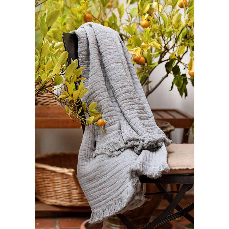 Luiza Blanket, W125 x L180cm, Grey