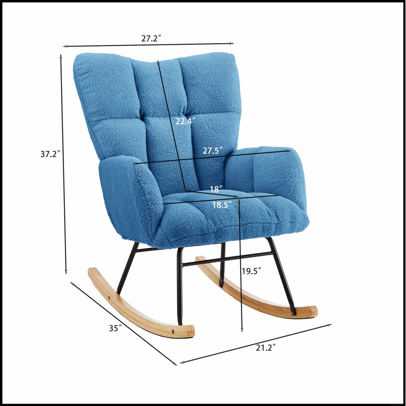 Fauteuil coulissant ergonomique en tissu capitonné avec structure en métal, parfait pour le confort et le style de tout salon.